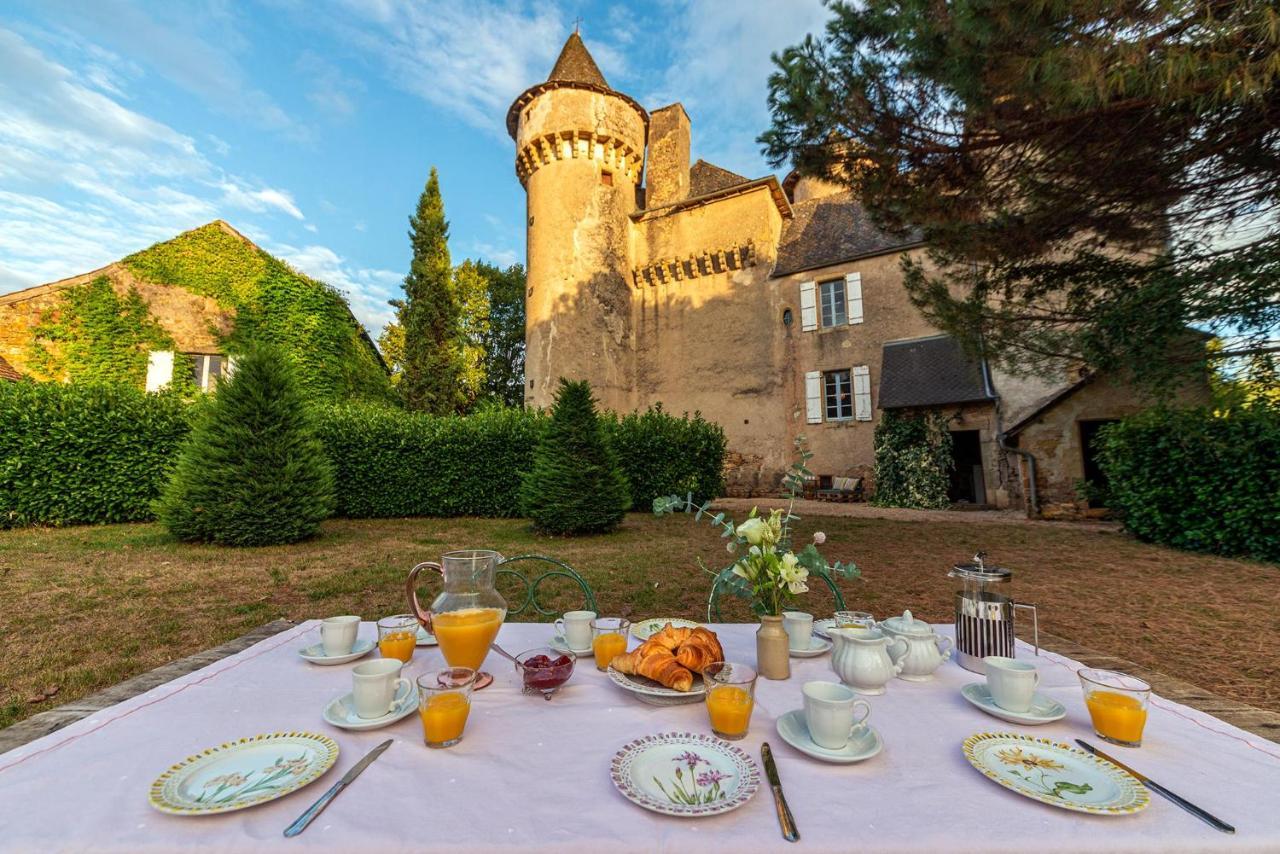 Lugan  Chateau Garinie 15Th Century Medieval Castle In The South Of France מראה חיצוני תמונה