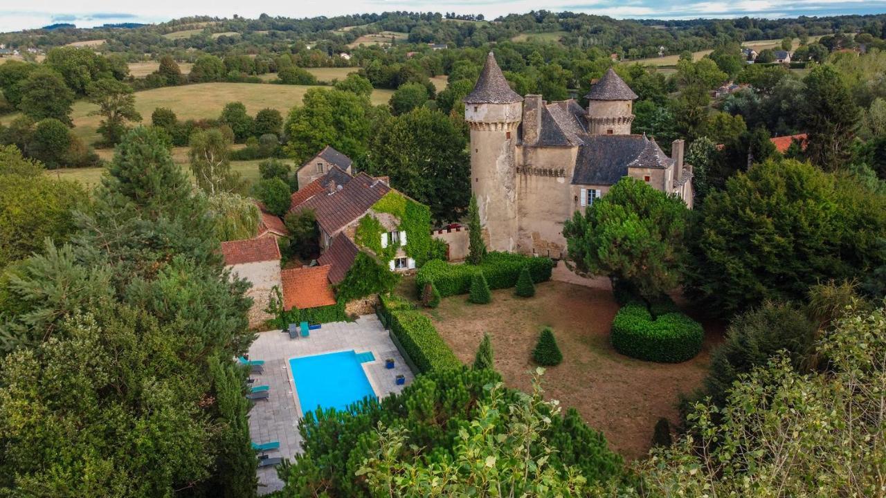 Lugan  Chateau Garinie 15Th Century Medieval Castle In The South Of France מראה חיצוני תמונה